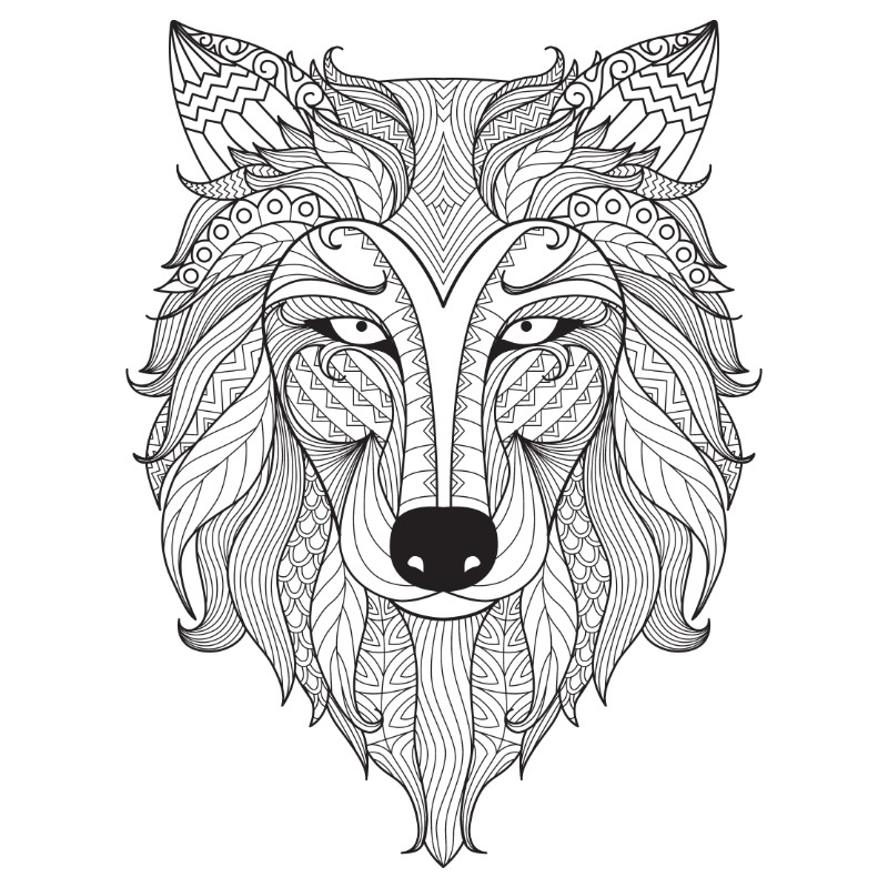 wolf mandala 